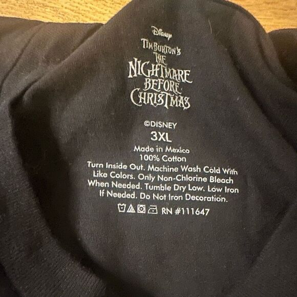 NWT nightmare before Christmas men’s shirt 3x Oogie boogie - Picture 5 of 5